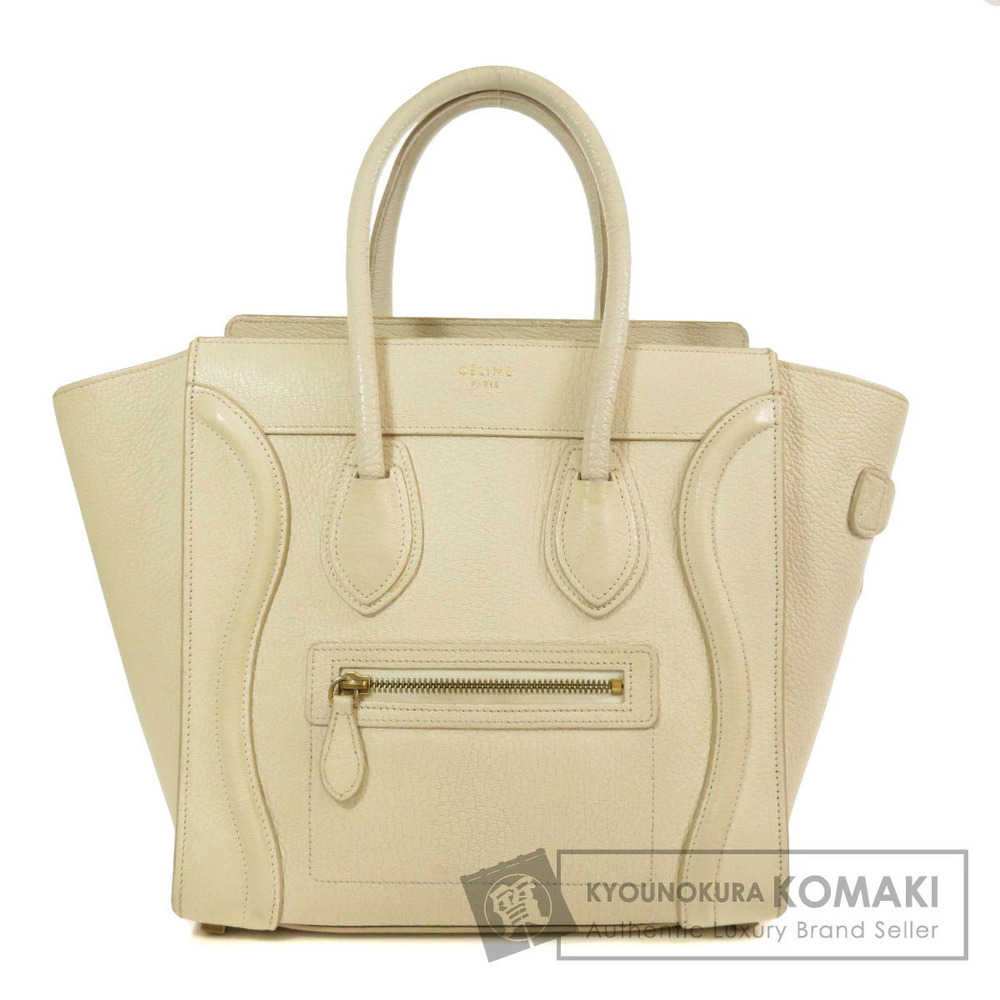 Celine Luggage 2way Leather Tote Bag Leather - Picture 1 of 11